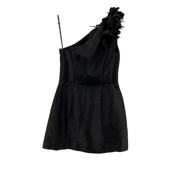 Aje 'Camille' Black Linen Mini Dress Size 10 - NWT - Picture 3 of 6